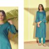 Roman Silk Kurti and Pant Set,