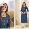 Vision Silk Kurti with Handmade Embroidery