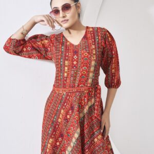 D Capsule Cotton Print Frock