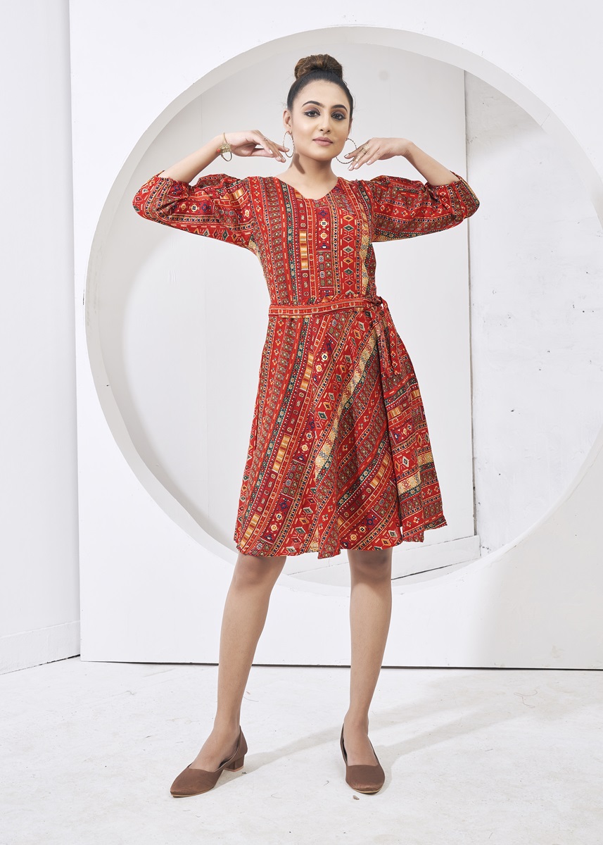D Capsule Cotton Print Frock
