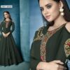 Lichi Georgette Designer Gown with Heavy Embroidery