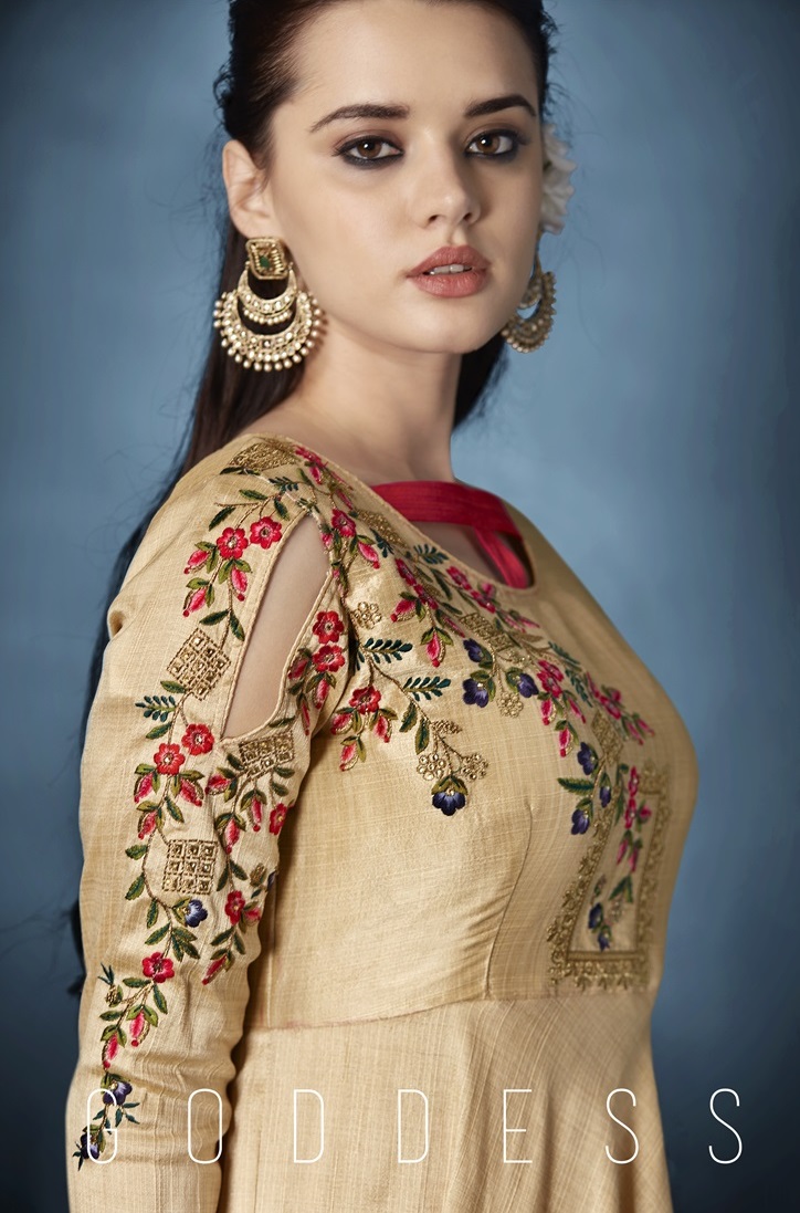 Premium Designer Morvi Silk Top with Heavy Embroidery & Lehenga