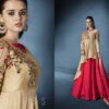 Premium Designer Morvi Silk Top with Heavy Embroidery & Lehenga