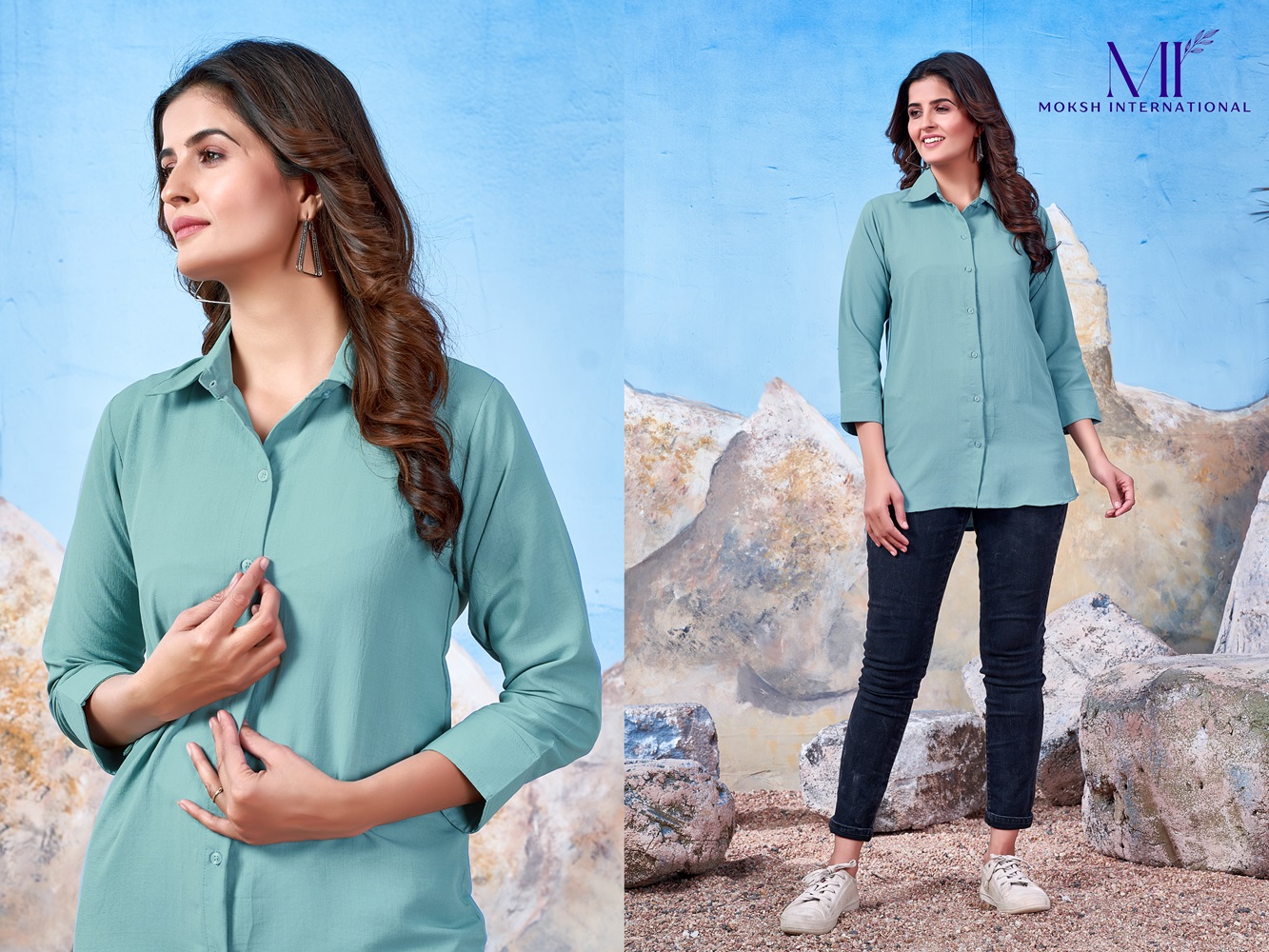 Premium Maaza Cotton Formal Shirt for Women: Style Meets Comfort