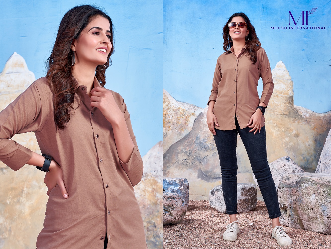 Premium Maaza Cotton Formal Shirt for Women: Style Meets Comfort