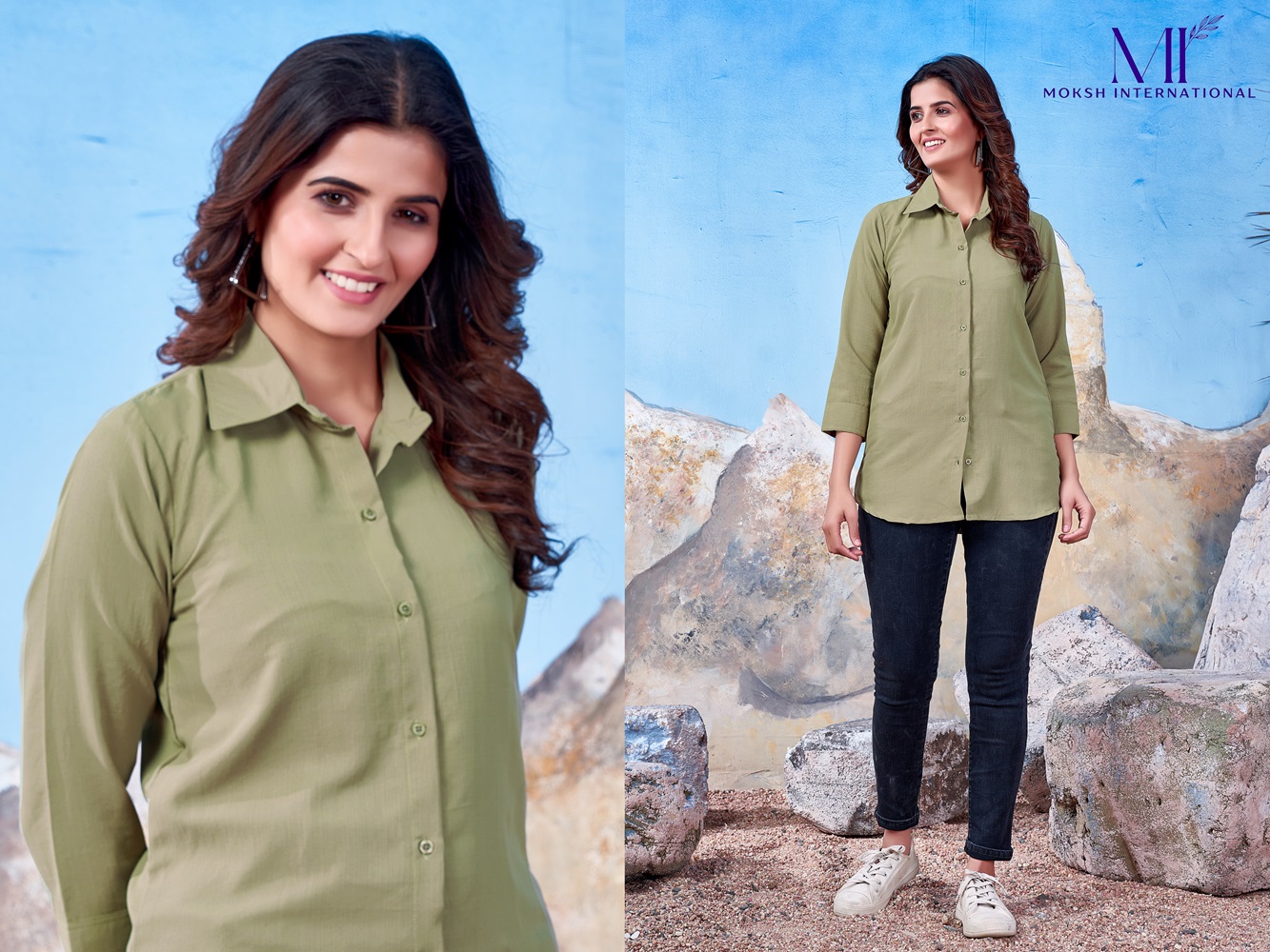 Premium Maaza Cotton Formal Shirt for Women: Style Meets Comfort