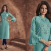 Nira Cotton Kurti with designer Embroidery
