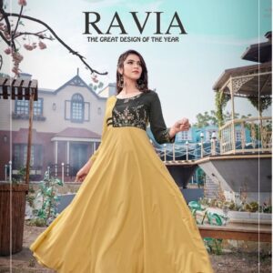 Designer Heavy Rayon Flare Kurti