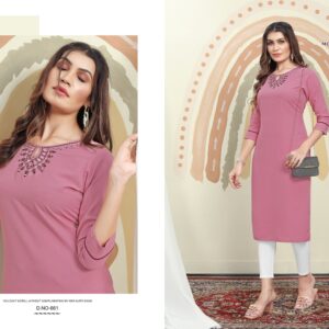 Maaza Cotton Handwork Kurta