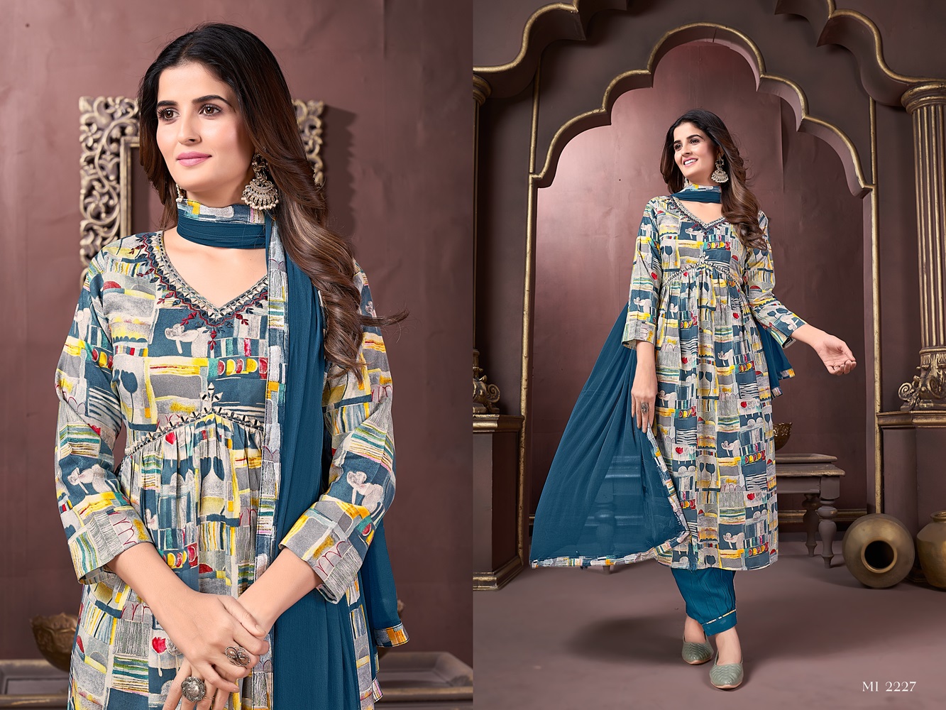 Premium Handwork Afgani Alia Suit