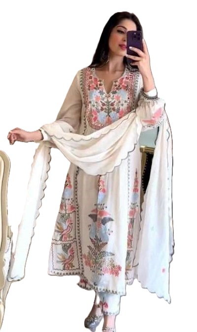 Fancy Look Faux Georgette Designer Suits