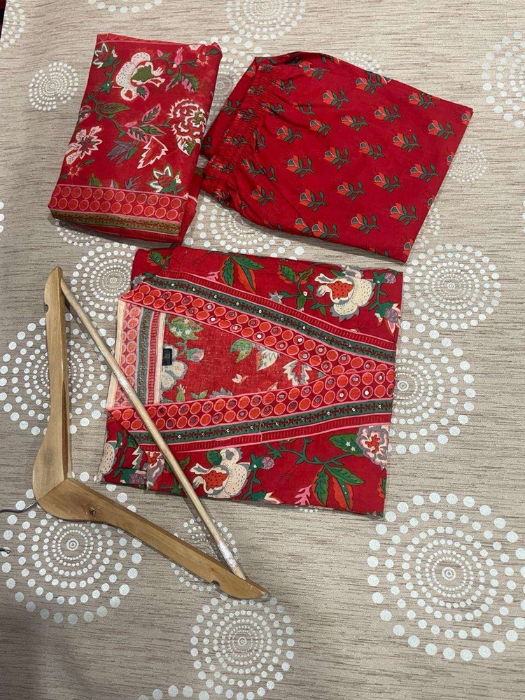 Mal Cotton Flower Printed Suits