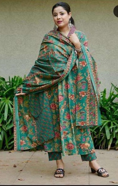 Mal Cotton Flower Printed Suits