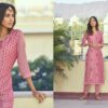 Roman Silk Kurti and Pant Set