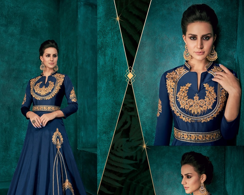 Designer Ankle-Length Gown