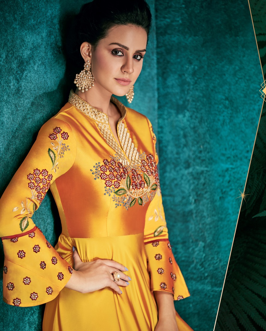 Designer Ankle-Length Gown