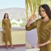 Roman Silk Kurti and Pant Set