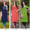 Nira Cotton Kurti with Heavy Embroidery