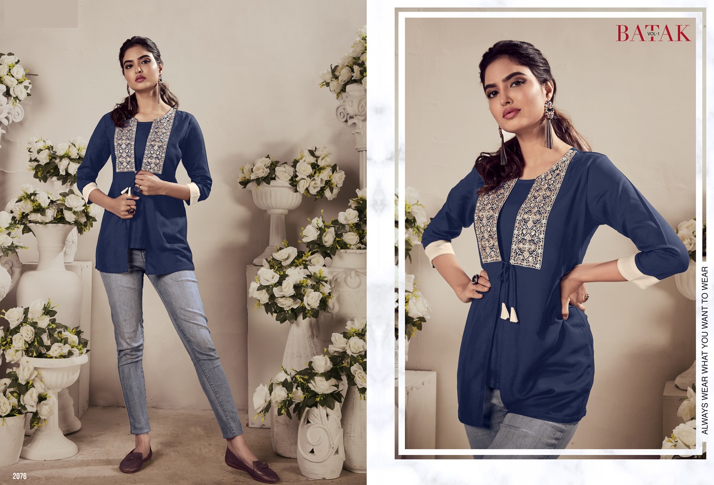 Designer Heavy Rayon Short Top