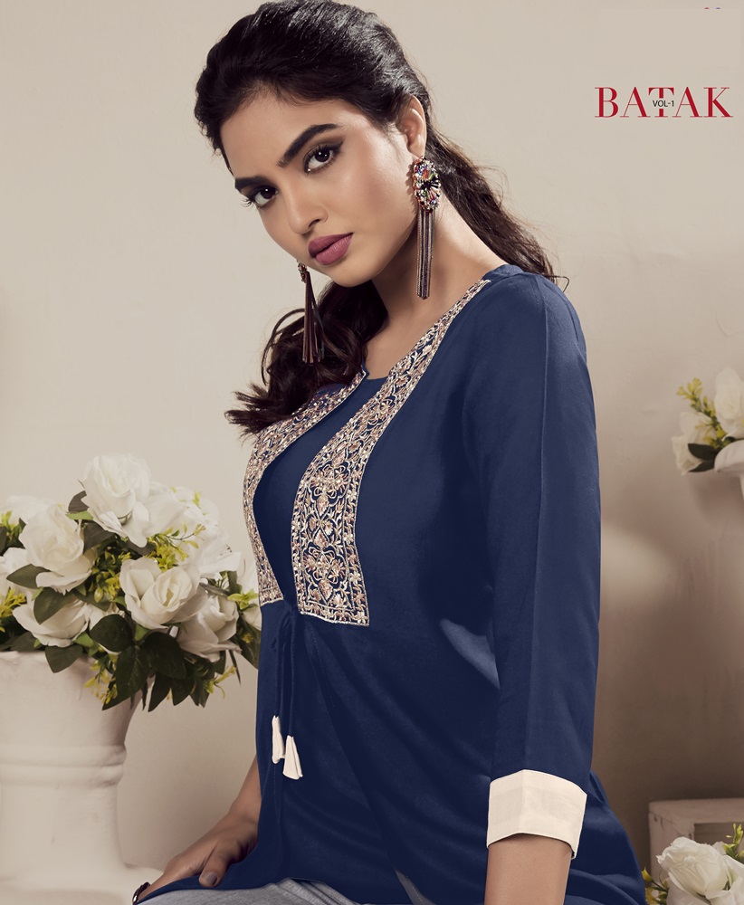 Designer Heavy Rayon Short Top