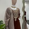 Stunning Faux Georgette Designer Suit