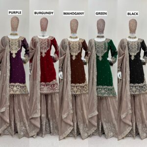 Stunning Faux Georgette Designer Suit