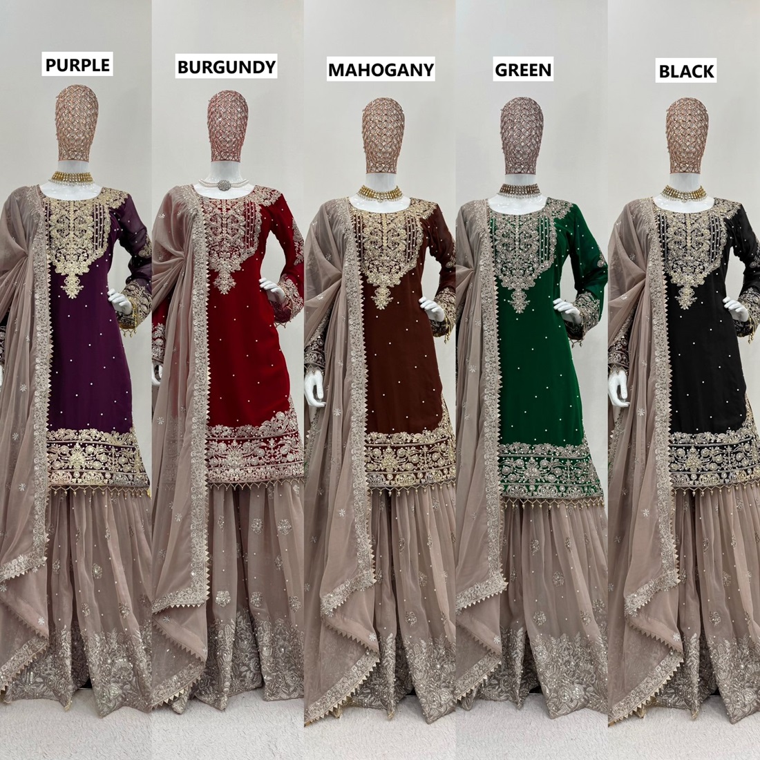 Stunning Faux Georgette Designer Suit