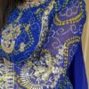 Designer Bandhej Print Long Gown and Dupatta Set