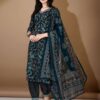 Cotton Printed Beautiful Suit with Handwork