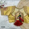 Heavy Embroidery Bridal Blouse with 3D Barbie Work