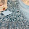 Anarkali Style Flower-Printed Designer Suit