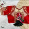 Heavy Embroidery Bridal Blouse with 3D Barbie Work