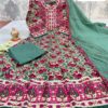 Anarkali Style Flower-Printed Designer Suit