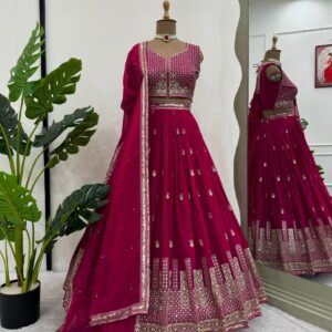 Premium Tabby Organza Lehenga