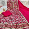 Anarkali Style Flower-Printed Designer Suit