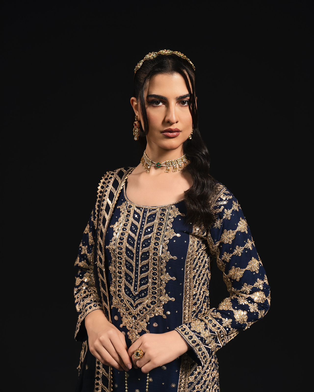 Faux Georgette Designer Suit