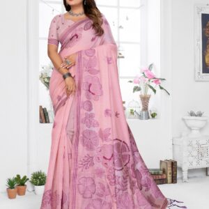 Khadi Cotton Jacquard Saree