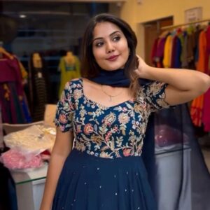 Artistic Ankle Length Gown