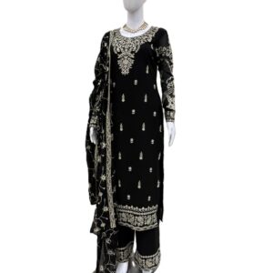 Faux Georgette Thread & Sequin Suit Set: A Stylish Option