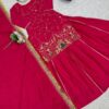 Natural Crepe Silk Top with Lehenga