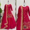 Natural Crepe Silk Top with Lehenga