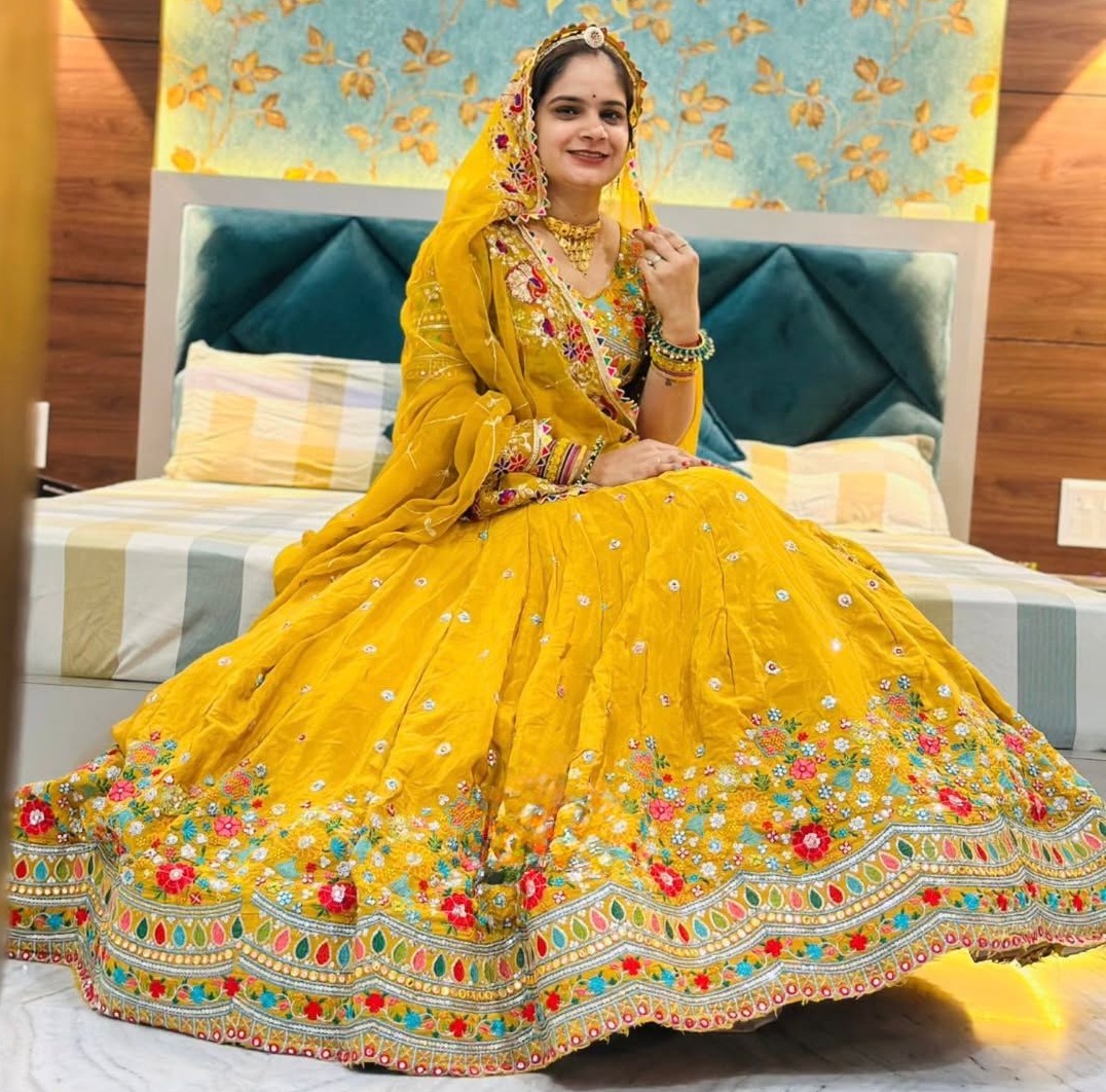 Premium Faux Georgette Lehenga