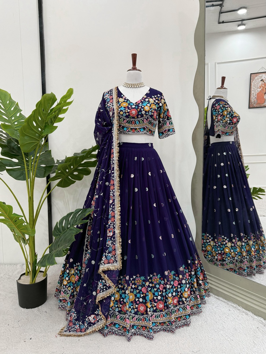 Premium Faux Georgette Lehenga