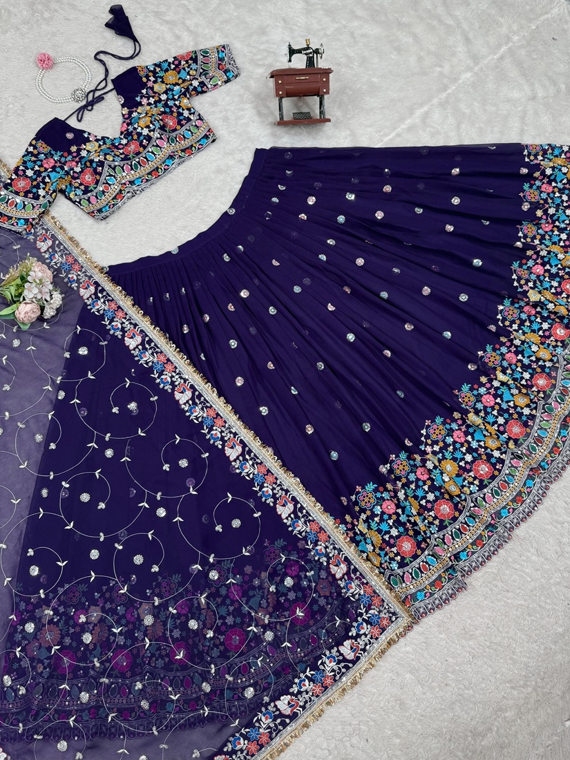 Premium Faux Georgette Lehenga
