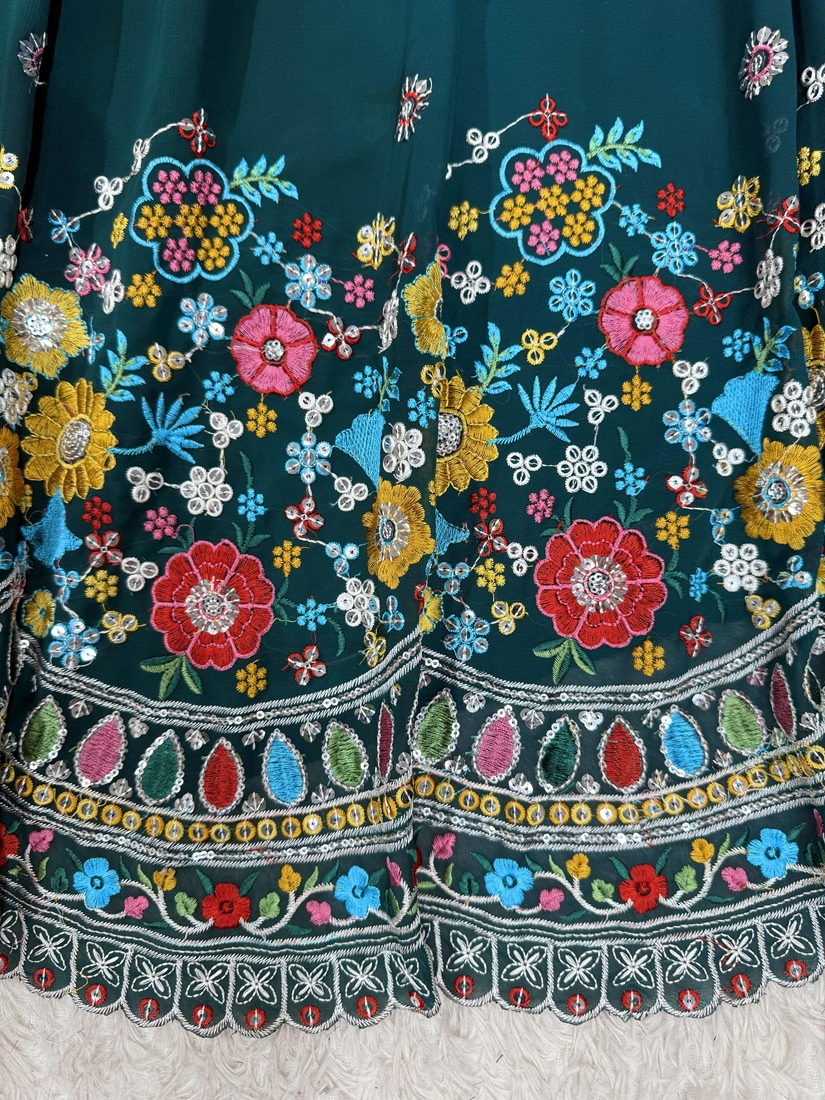 Premium Faux Georgette Lehenga