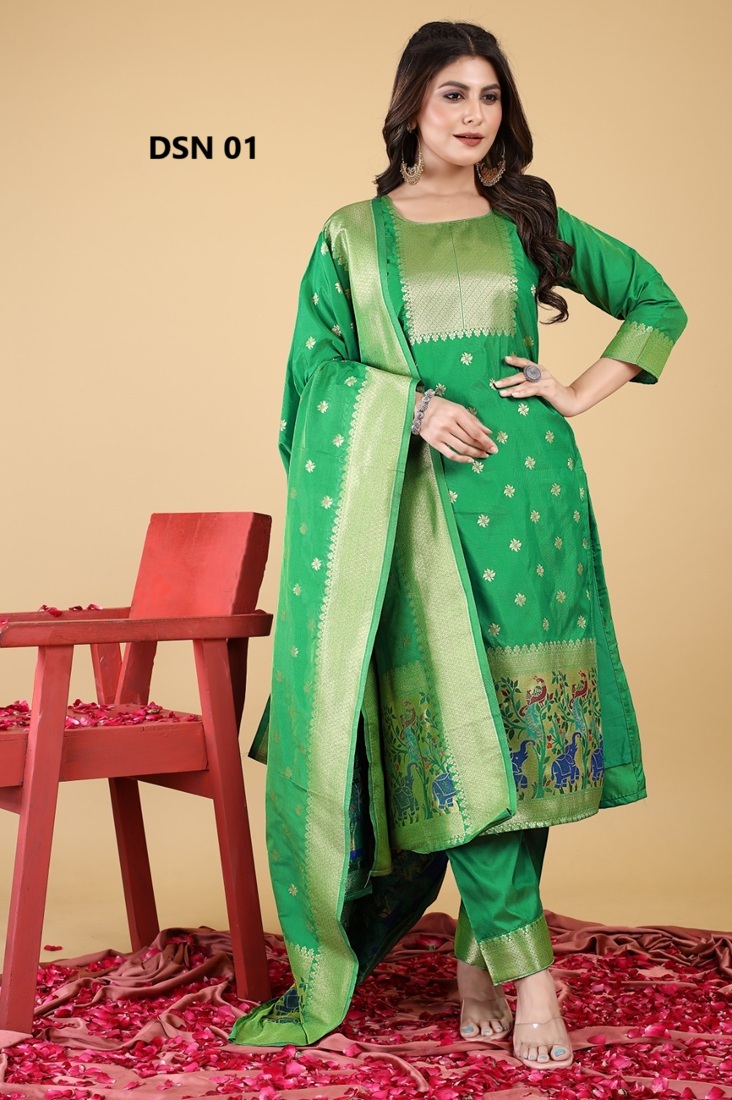 Premium Soft Silk Patola Suit