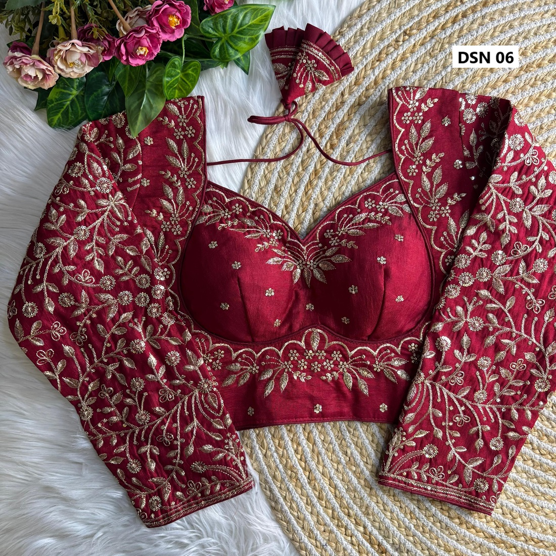 Madhubala Style Bridal Blouse