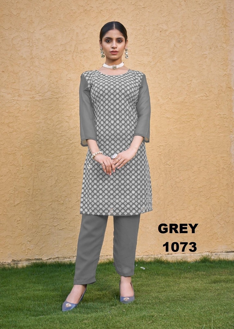 Chikan Embroidery Kurti