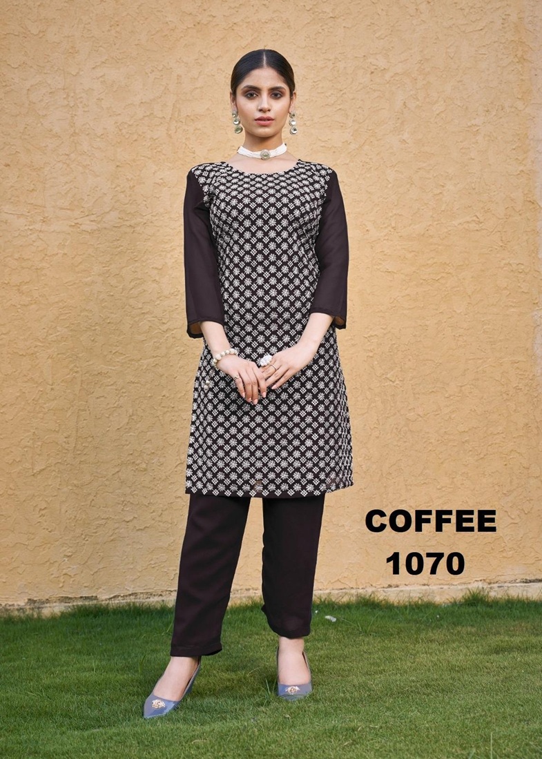 Chikan Embroidery Kurti