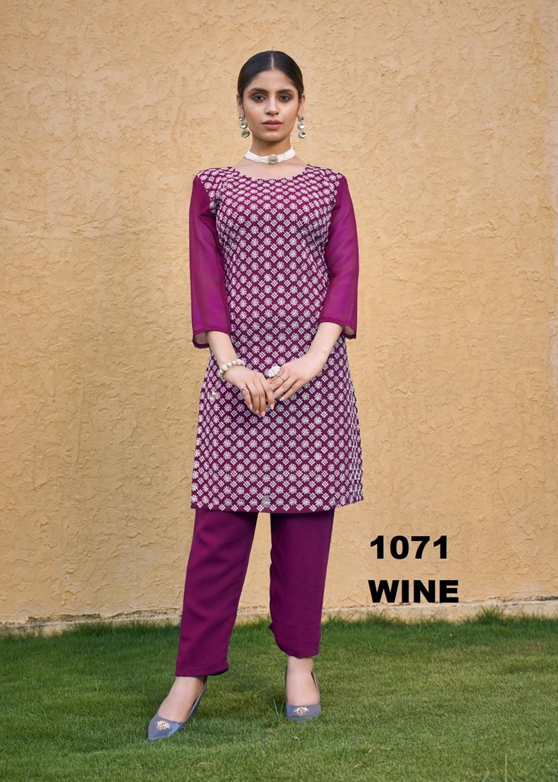 Chikan Embroidery Kurti
